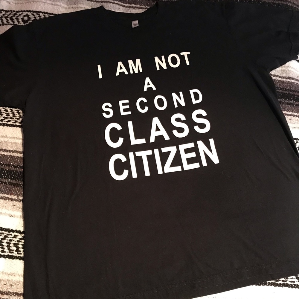 American Apparel oversized graphic T-shirt